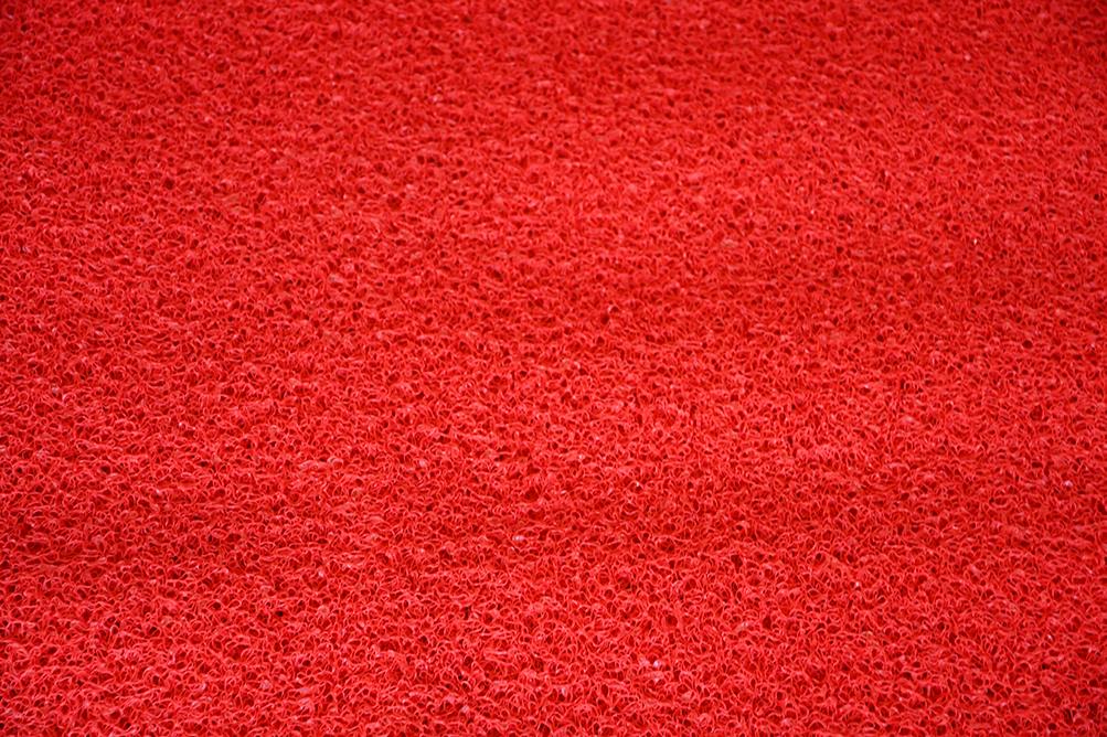 12mm Kırmızı Kıvırcık Paspas En:100 cm Boy:12,00 mt