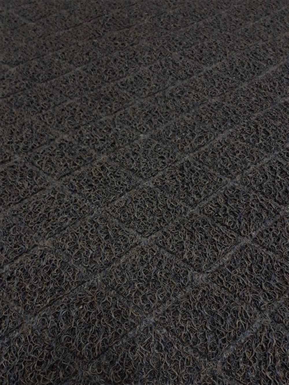 Artlines 11 mm 75*120 cm Kahverengi Baklava Desenli Kıvırcık Paspas