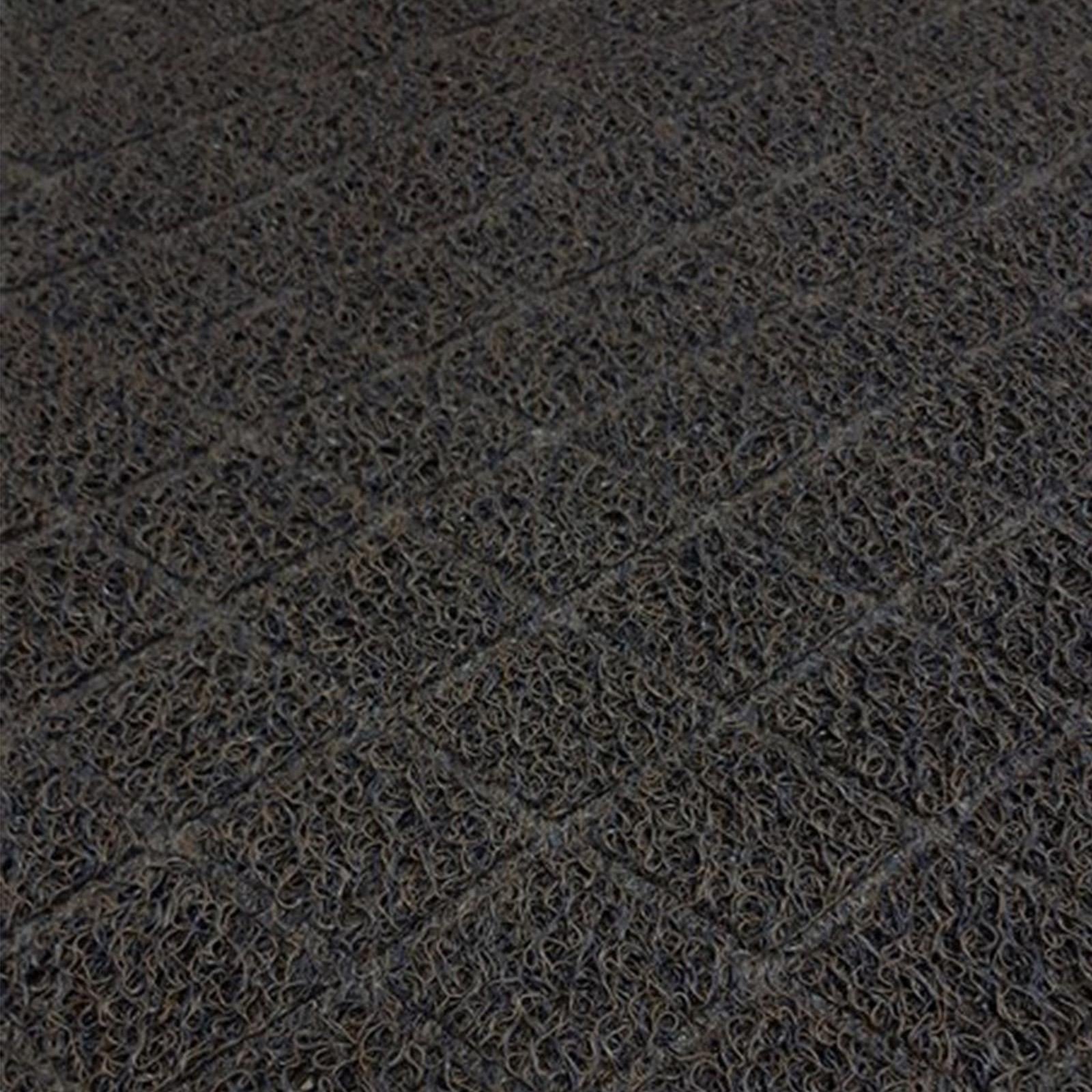 Artlines 11 mm 75*120 cm Kahverengi Baklava Desenli Kıvırcık Paspas