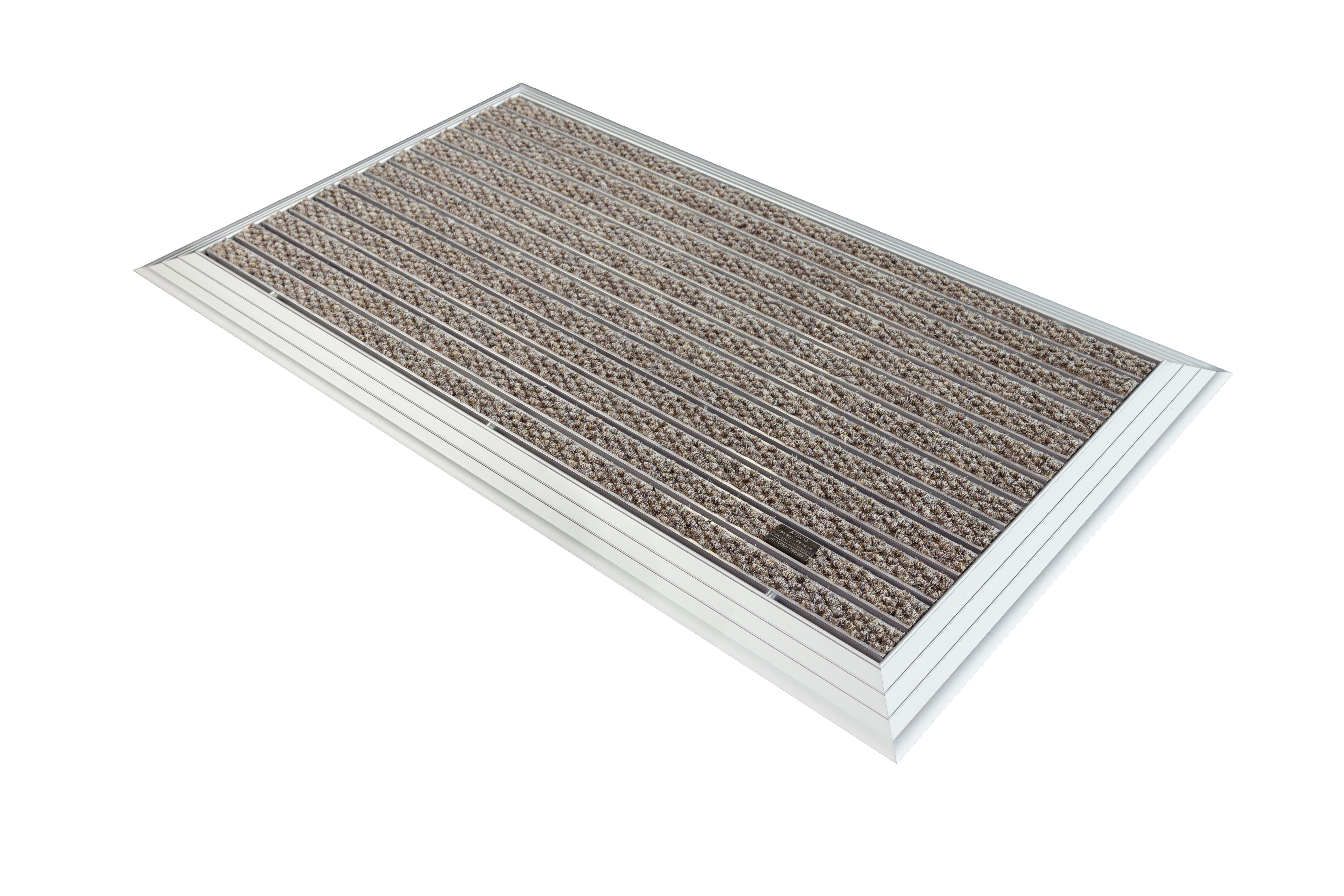 Artlines 20 mm Artnop Devetüyü Halı Yüzeyli 55x90 Alüminyum Paspas