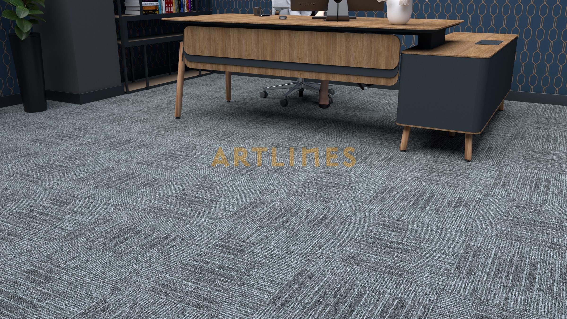 Artlines In 873 Keçe Taban Karo Halı