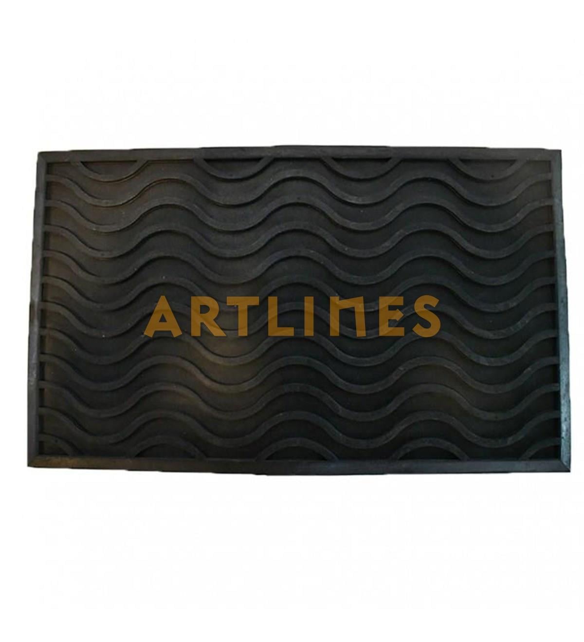 Artlines Rubber Waves Kauçuk Paspas 45*75 cm