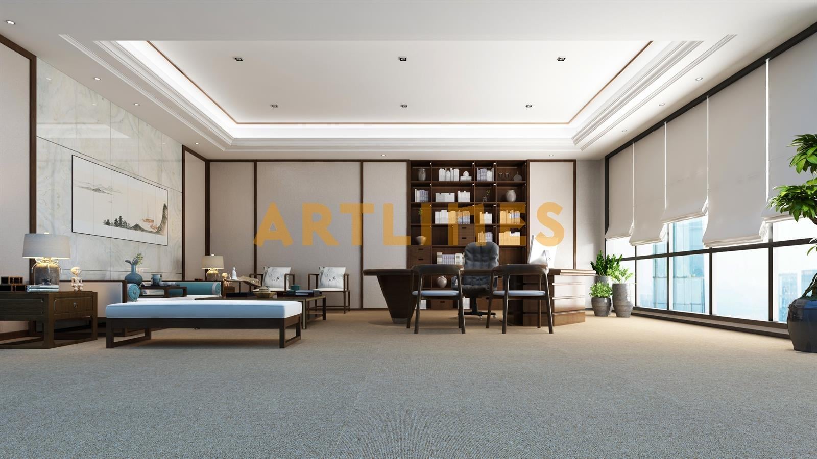 Balance 51405 Karo Halı