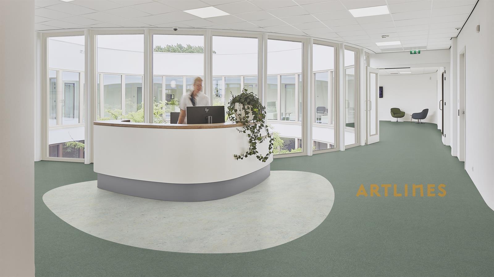 Forbo Allura Ceramics 68001 25-0,55 Shell White 61,50*61,50 cm Dry Back LVT