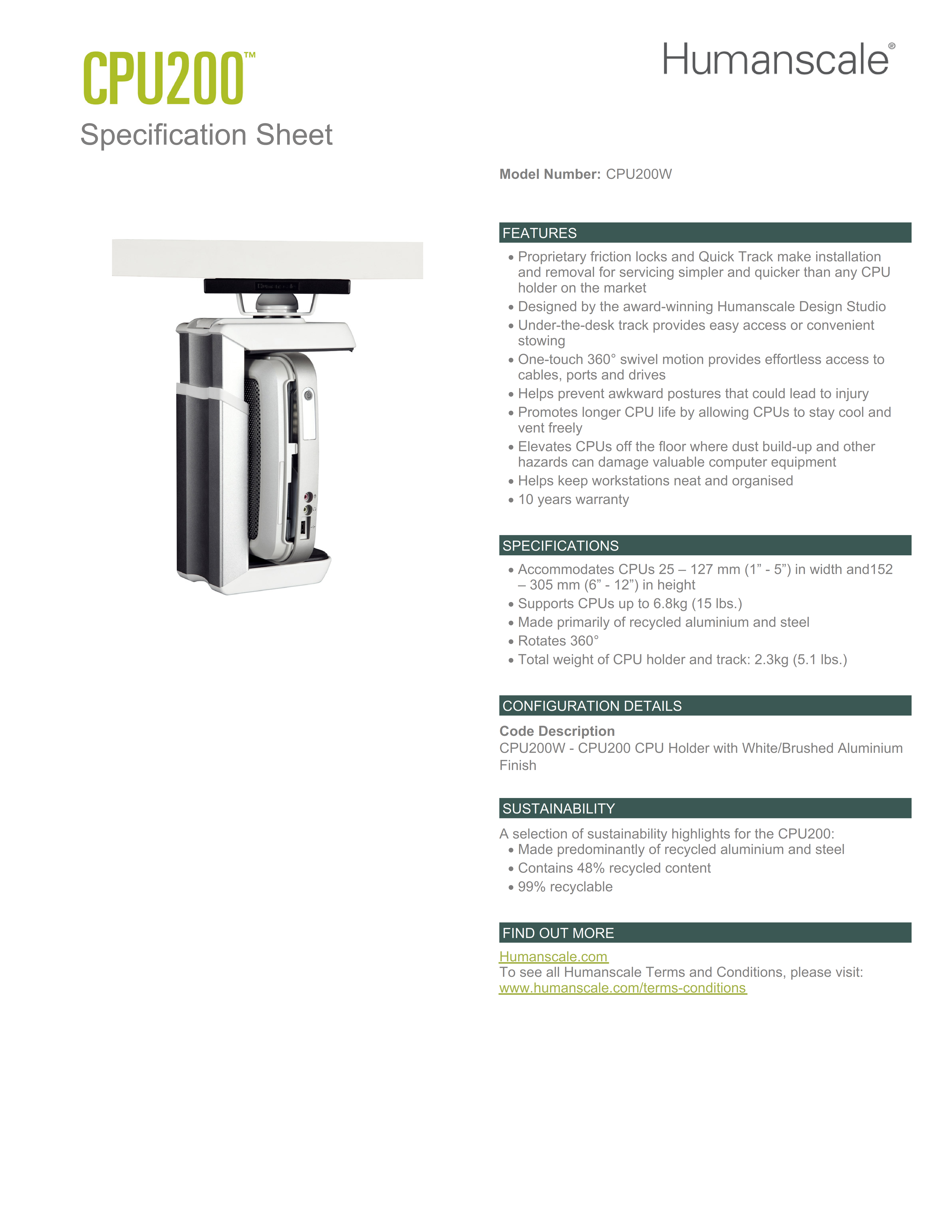 Cpu Kasa Taşıyıcı 200W