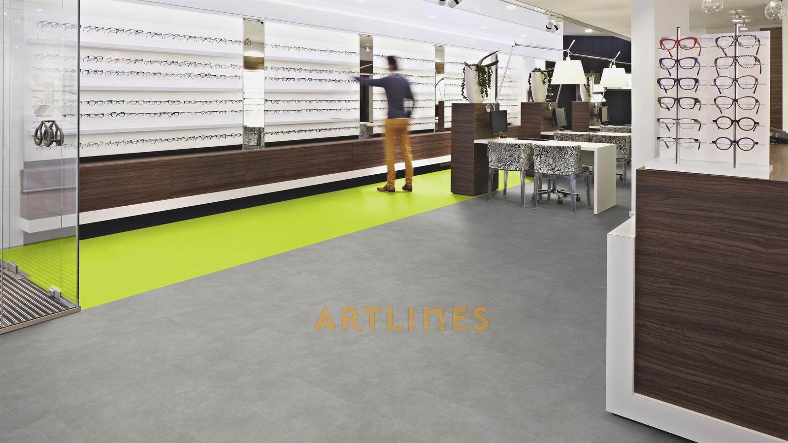 Forbo Allura Flex 1543 Stone 50-1,00 Lime 50*50 cm Loose Lay LVT
