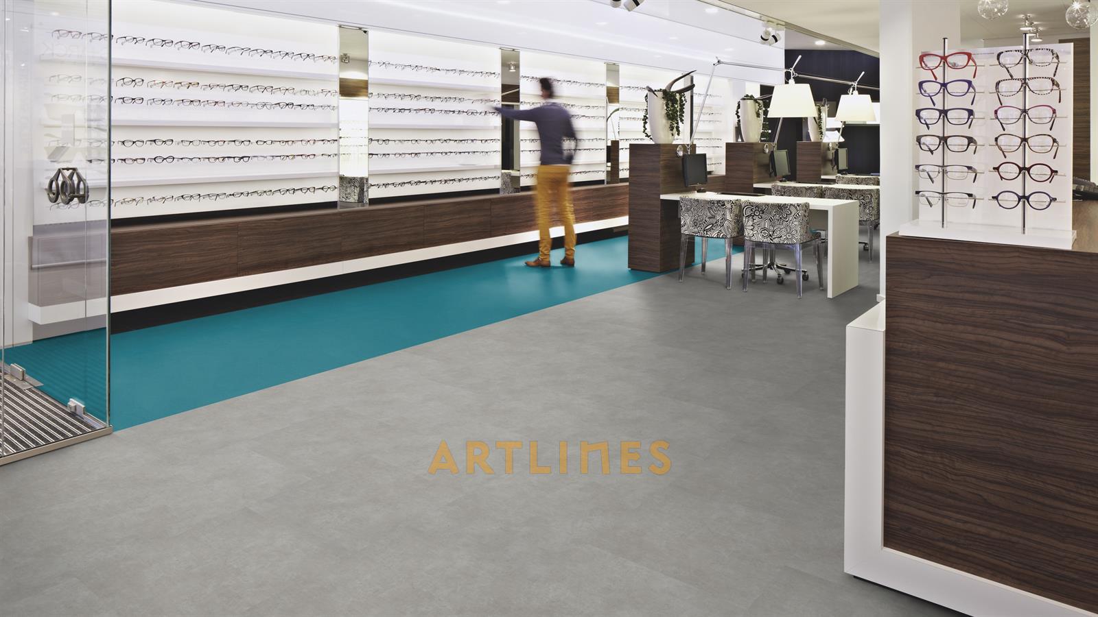 Forbo Allura Flex 1544 Stone 50-1,00 Aqua 50*50 cm Loose Lay LVT