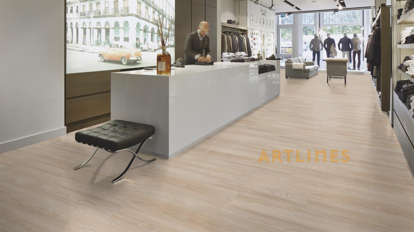 Flex 1556 Weathered Oak White Sök-Tak LVT 120CM*20CM