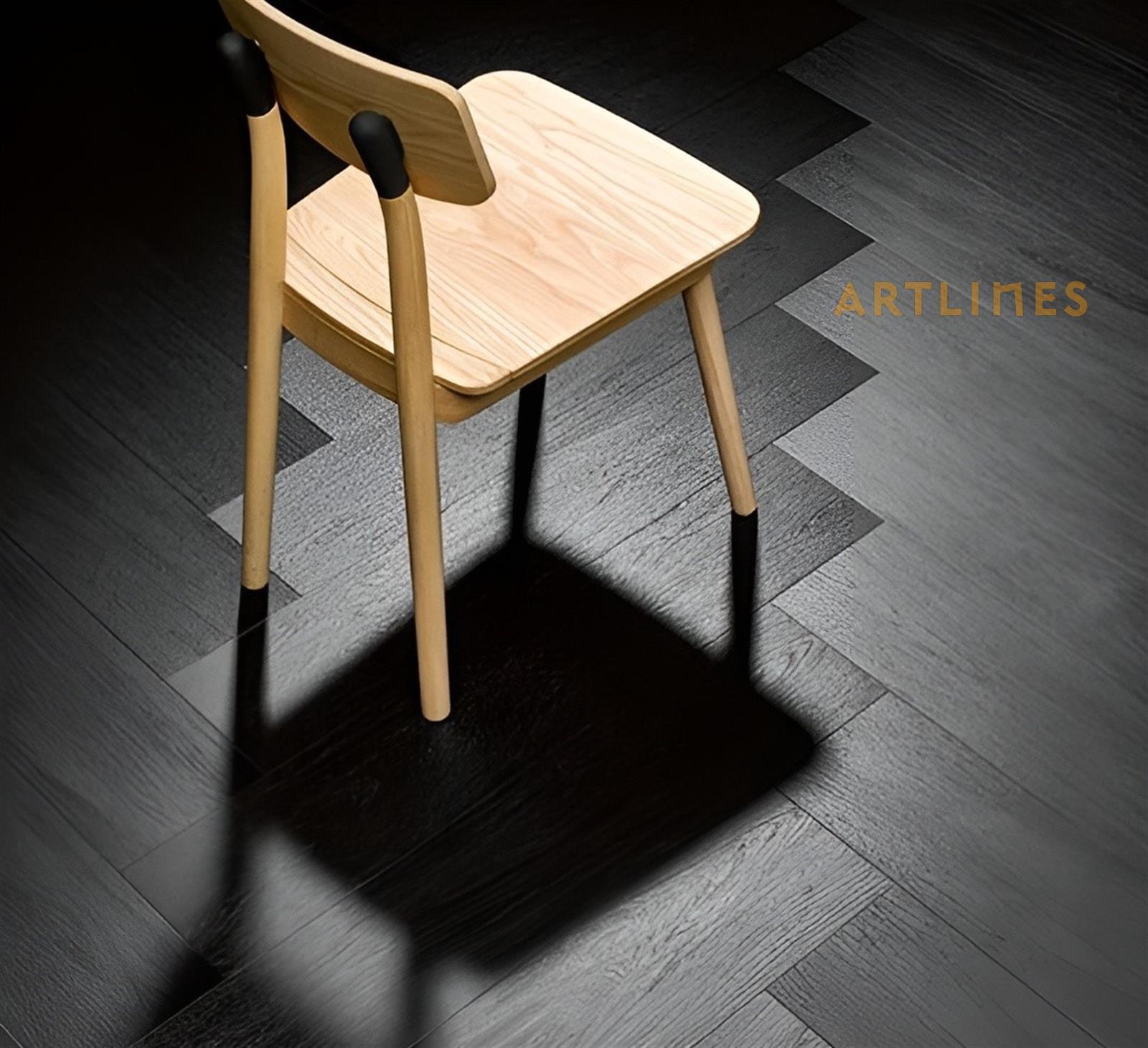 Flex 1987 Solide Oak Charcoal Sök-Tak LVT 100CM*20CM
