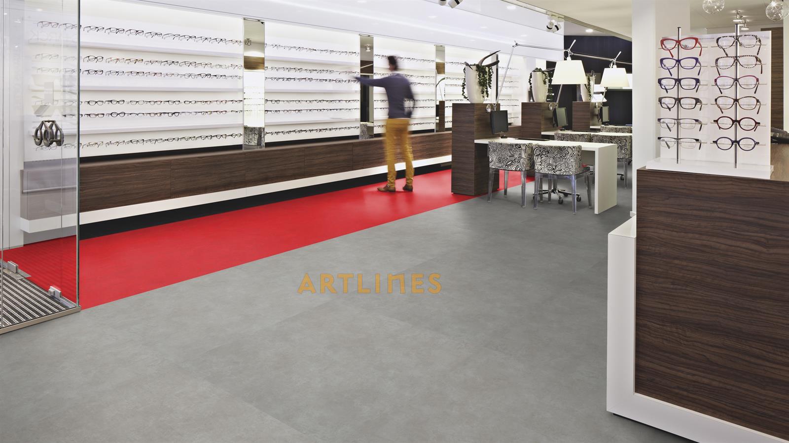 Forbo Allura Flex 9011 Lobster 50-1,00 Red 50*50 cm Loose Lay LVT