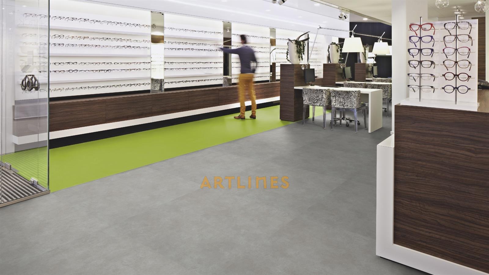 Forbo Allura Flex 9015 Gecko 50-1,00 Green 50*50 cm Loose Lay LVT