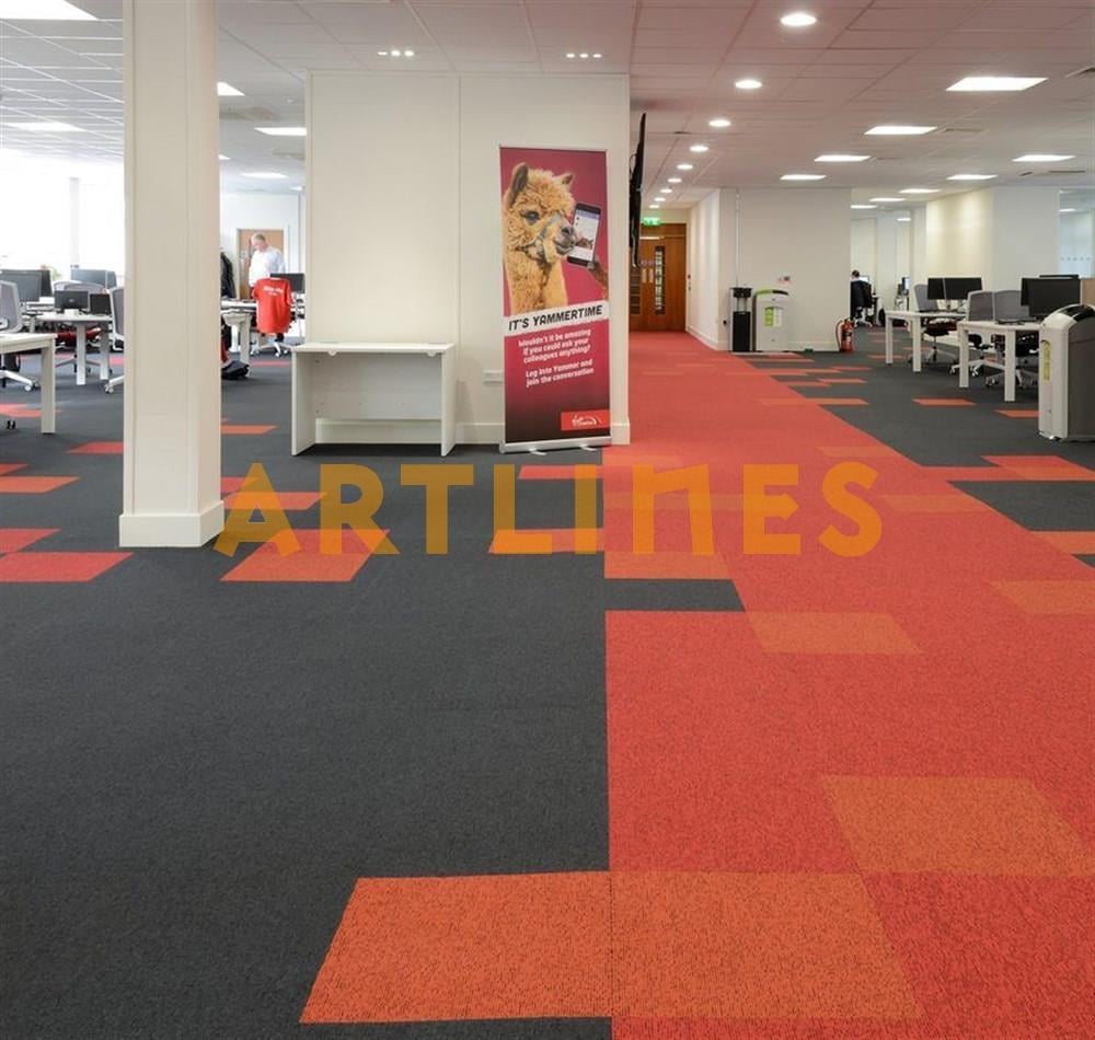 Greyscale 18501 Karo Halı