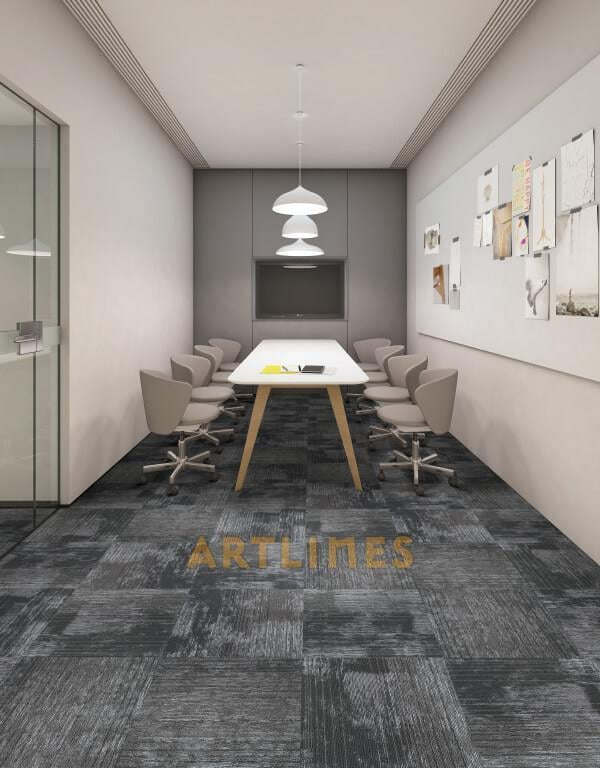 Hudson 1208 Keçe Taban Karo Halı