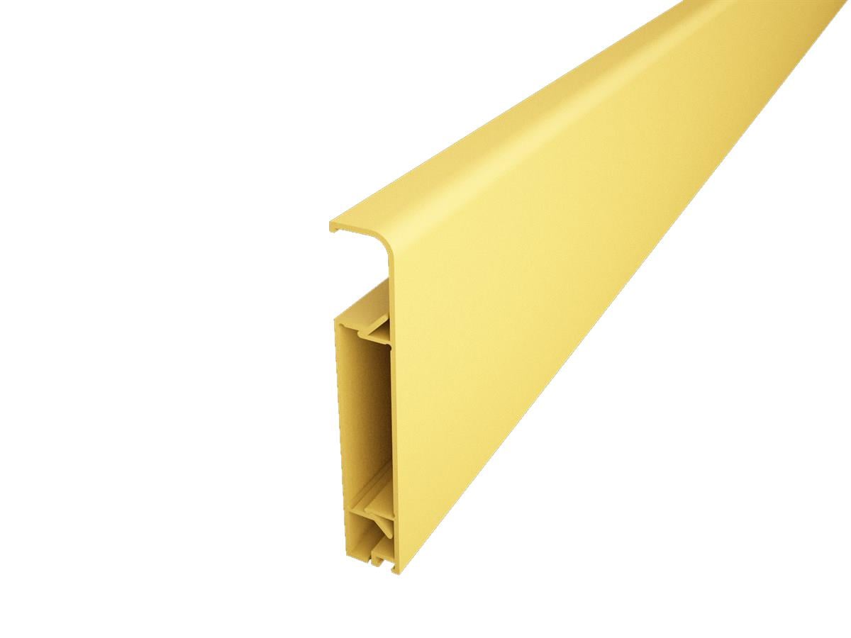 LATO 100 mm Alüminyum Süpürgelik Mat Eloksal Sarı