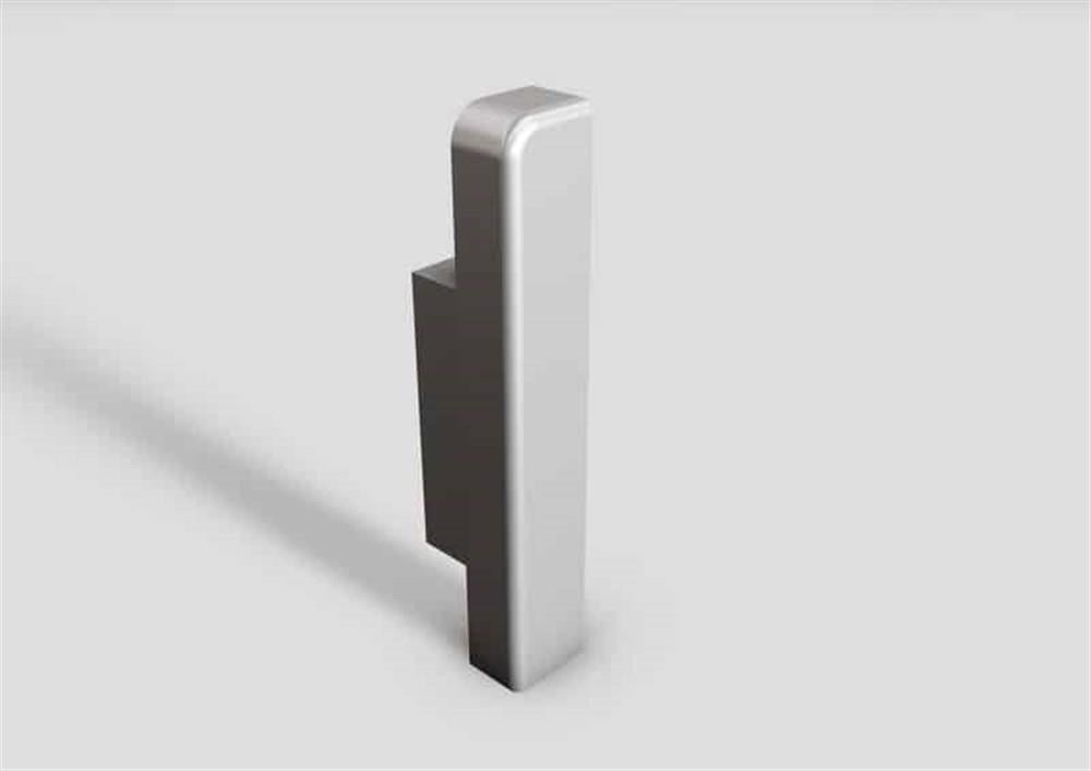 LATO 120 mm Alüminyum Süpürgelik Kapak