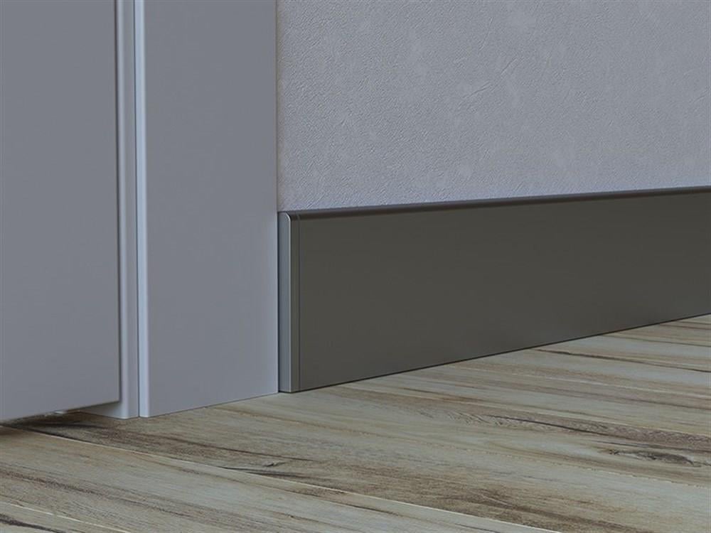 LATO 120 mm Alüminyum Süpürgelik Kapak