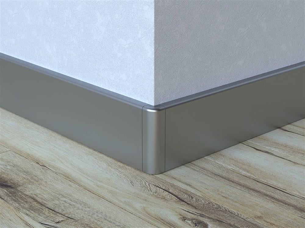LATO 83 mm Alüminyum Süpürgelik Dış Köşe