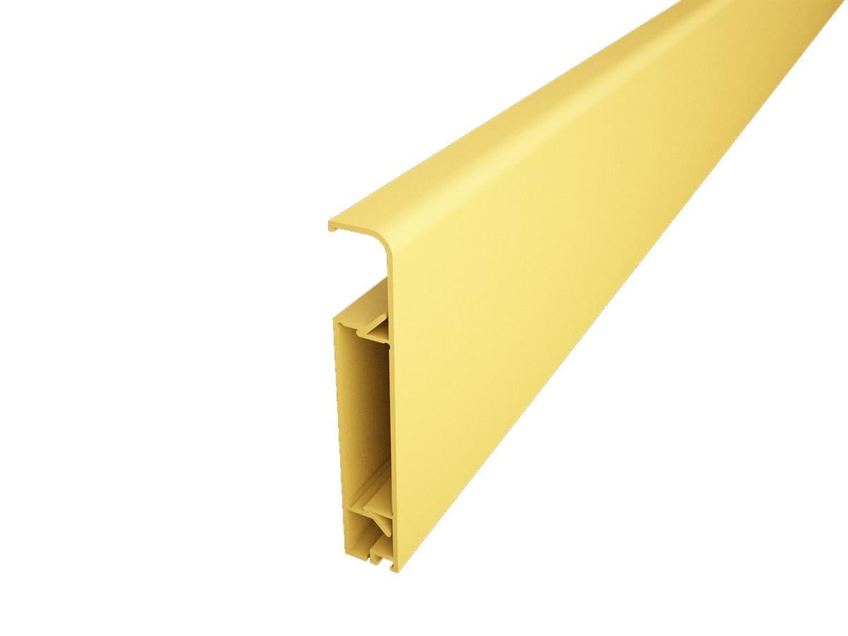 LATO 83 mm Alüminyum Süpürgelik Mat Eloksal Sarı