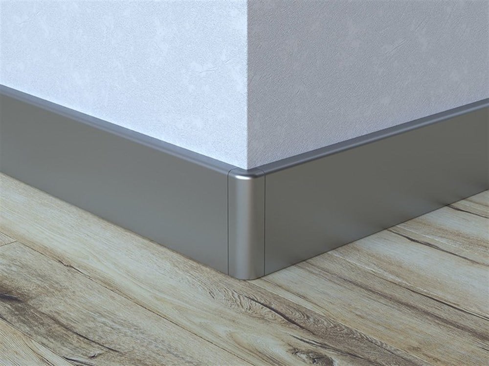 LATO 100 mm Alüminyum Süpürgelik Dış Köşe