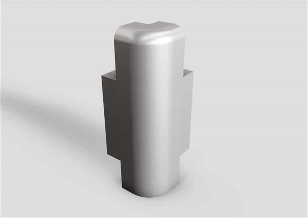 LATO 100 mm Alüminyum Süpürgelik Dış Köşe
