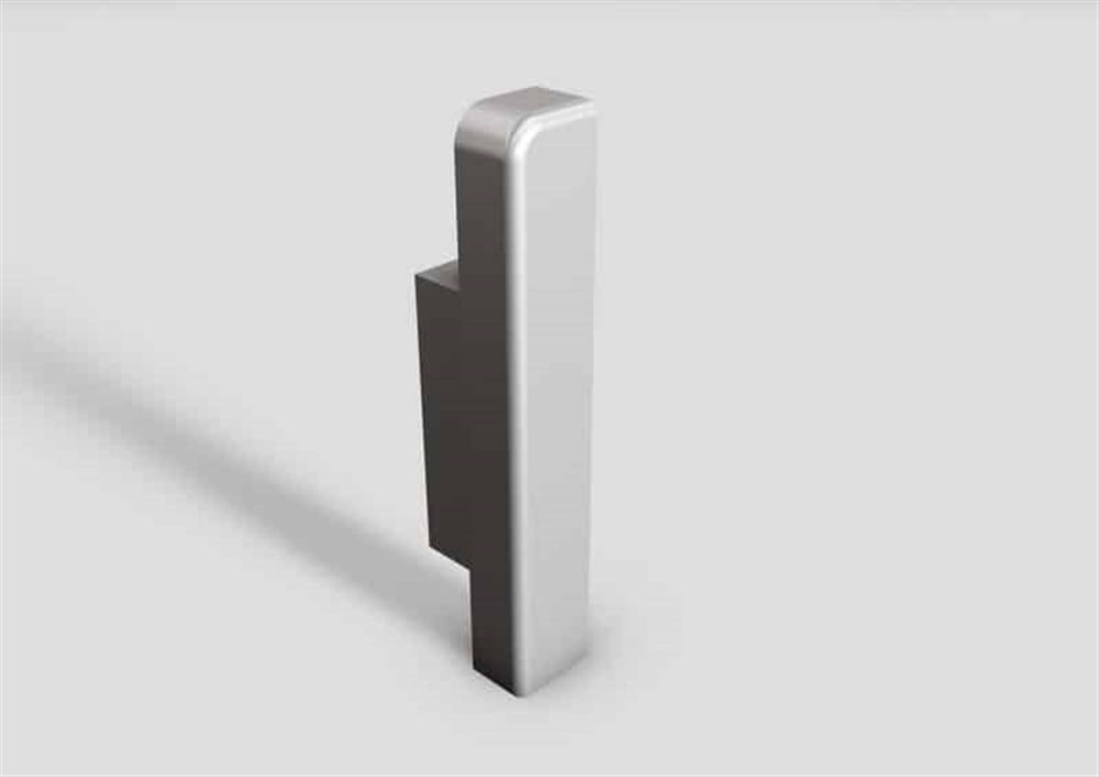 LATO 100 mm Alüminyum Süpürgelik Kapak