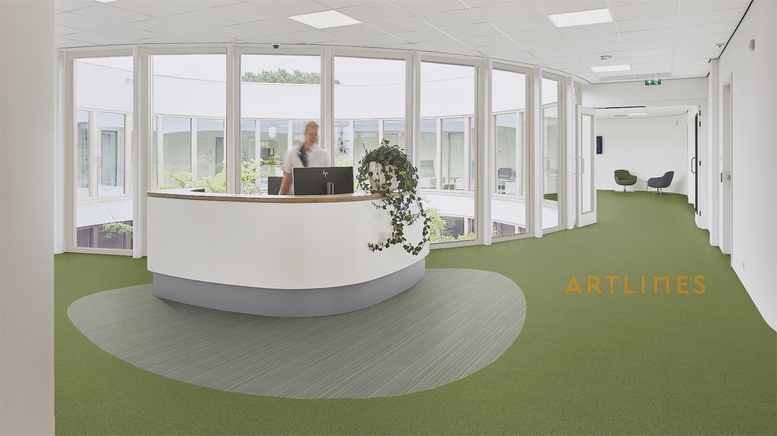 Forbo Allura Stripe 63698 22-0,55 Pastel Horizantal 100*25 cm Dry Back LVT