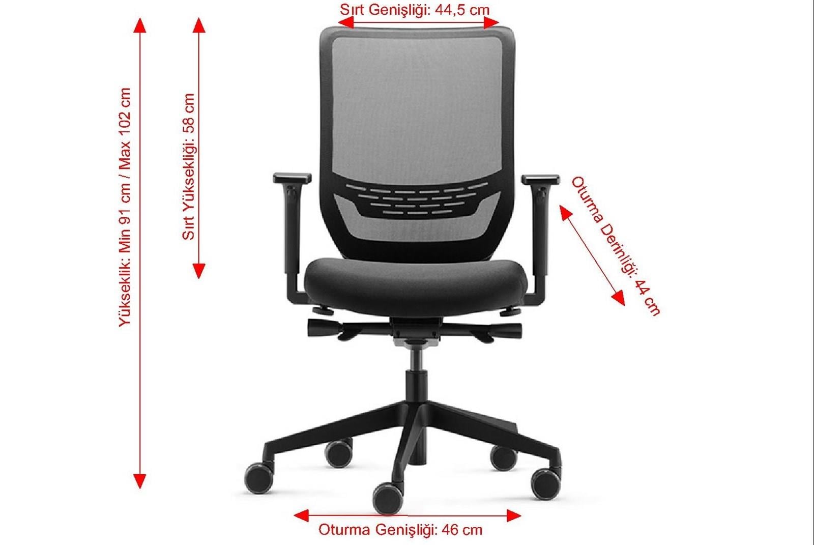 TO-Sync Work 9242 Pro / Mesh Çalışma Koltuğu