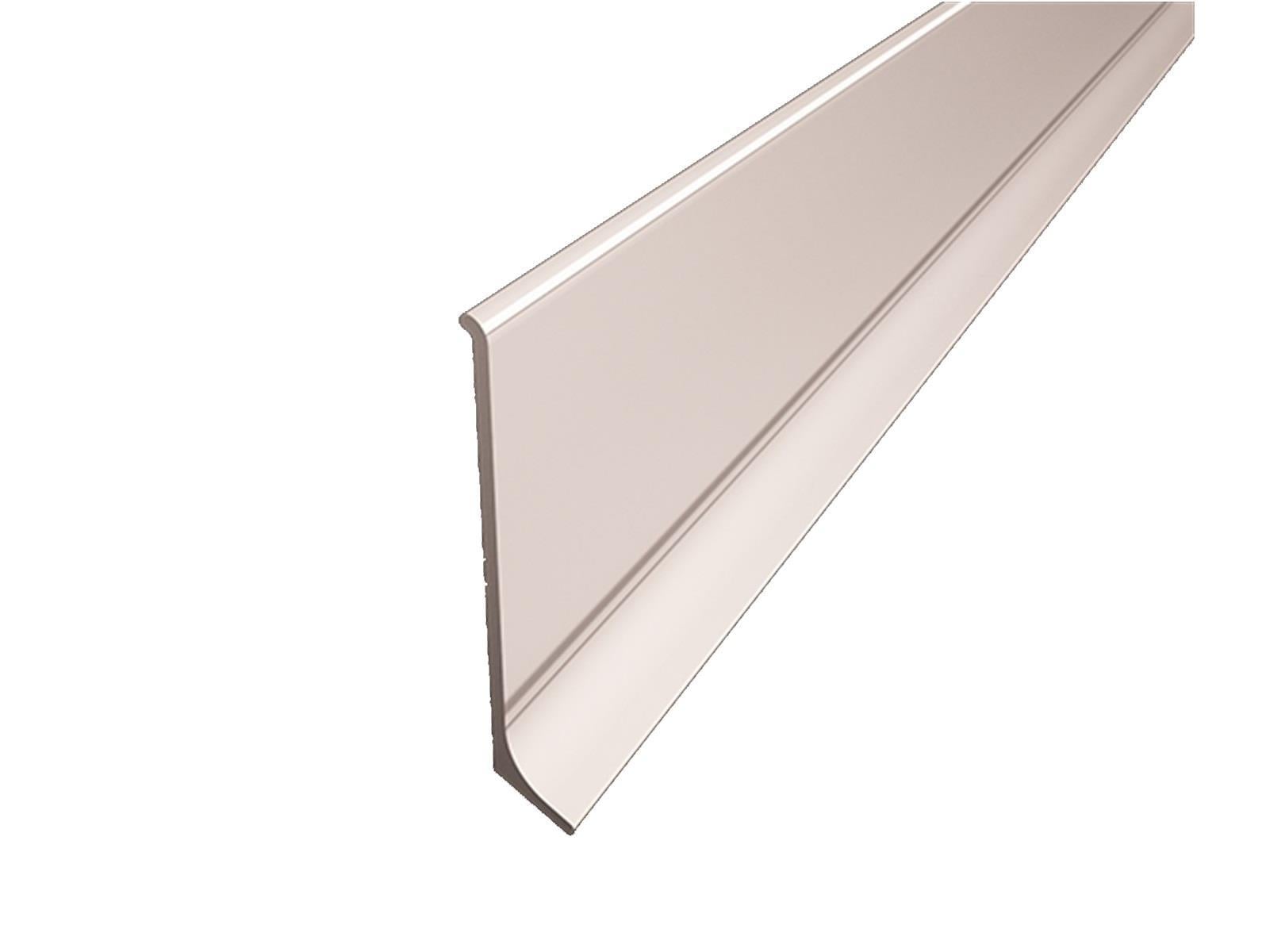 VELO 100 mm Alüminyum Süpürgelik Mat Eloksal Gümüş