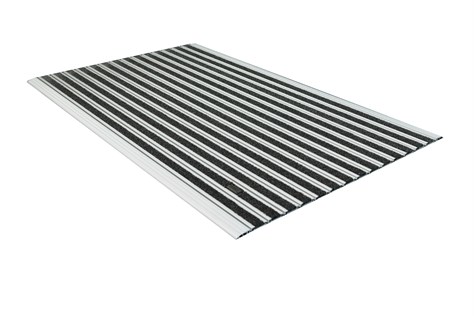 10 mm 82Velur Halı Yüzeyli 69*110 cm Alüminyum Paspas