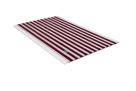 10 mm 999 Velur Halı Yüzeyli 55*90 cm Alüminyum Paspas