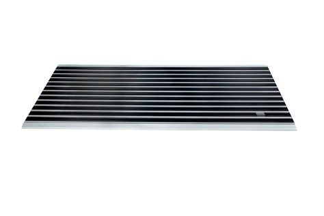 10 mm Siyah Kauçuk Yüzeyli 60*120 cm Alüminyum Paspas