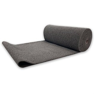 16 mm Altı Açık Gri Kıvırcık Paspas En:120 cm Boy:12 mt