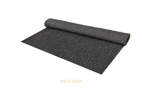 12mm Gri Kıvırcık Paspas En:100 cm Boy:6,90 mt