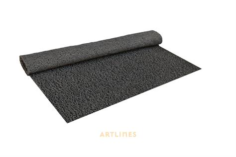 12mm Gri Kıvırcık Paspas En:100 cm Boy:6,90 mt