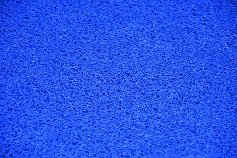 12mm Mavi Kıvırcık Paspas En:100 cm Boy:20 mt