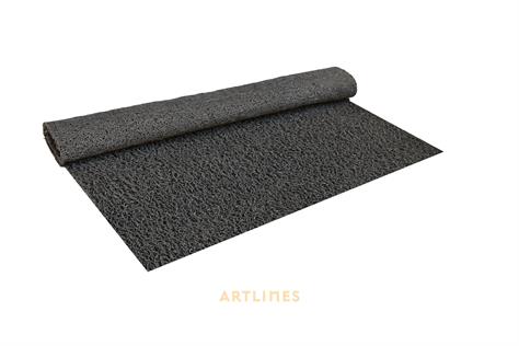 14mm Gri Kıvırcık Paspas 12014 En:120 cm Boy:2,90 mt