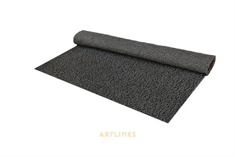 14mm Gri Kıvırcık Paspas 12014 En:120 cm Boy:2,90 mt