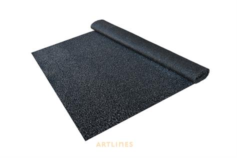 14mm Siyah Kıvırcık Paspas 12014 En:120 cm Boy:1,30 mt