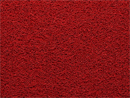 16 mm Altı Açık Kırmızı Kıvırcık Paspas En:100 cm Boy:15 mt