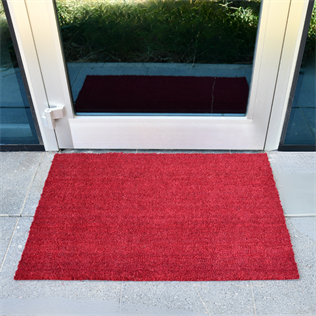 17 mm  60x90 cm Kırmızı Koko (Kıl) paspas