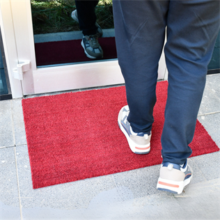 17 mm  60x90 cm Kırmızı Koko (Kıl) paspas