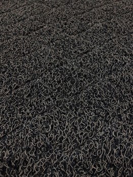 Artlines 11 mm 51*122 cm Gri Baklava Desenli Kıvırcık Paspas