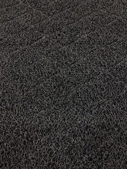 Artlines 11 mm 47*122 cm Gri Baklava Desenli Kıvırcık Paspas