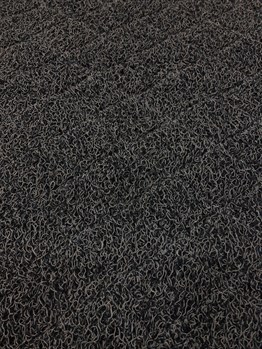 Artlines 11 mm 50*120 cm Gri Baklava Desenli Kıvırcık Paspas