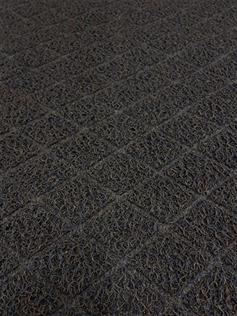 Artlines 11 mm 80*108 cm Kahverengi Baklava Desenli Kıvırcık Paspas