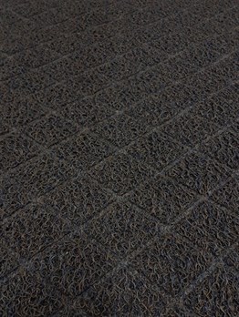 Artlines 11 mm 80*120 cm Kahverengi Baklava Desenli Kıvırcık Paspas