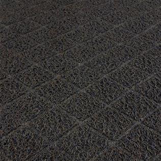 Artlines 11 mm 80*108 cm Kahverengi Baklava Desenli Kıvırcık Paspas