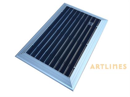 Artlines 20 mm 40x60 Siyah Kauçuk Yüzeyli cm Alüminyum Paspas