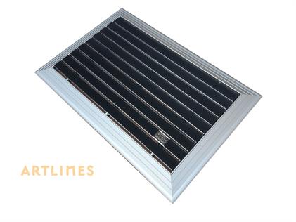 Artlines 20 mm 40x60 Siyah Kauçuk Yüzeyli cm Alüminyum Paspas