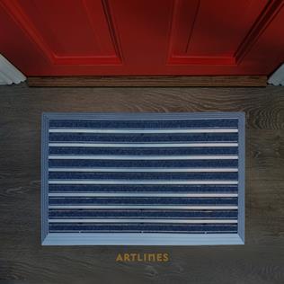 Artlines 20 mm 45x70 Rip Halı + Sıyırıcı Yüzeyli Alüminyum Paspas